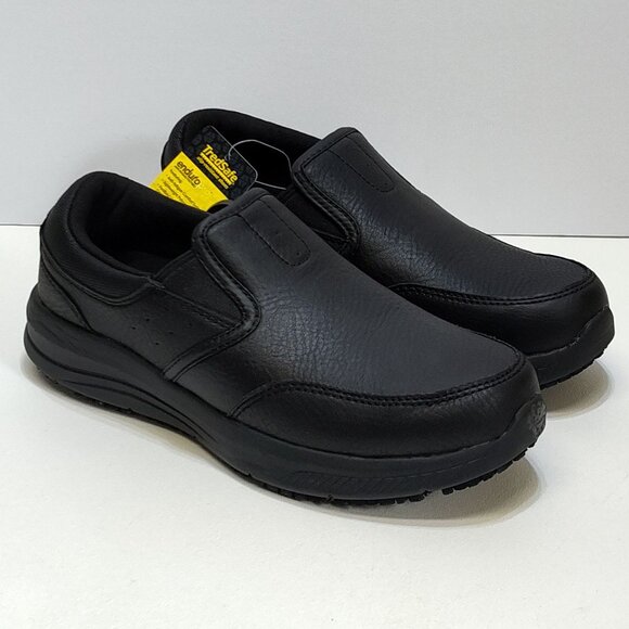 TredSafe Nathan Slip-Resistant EnduroPro Anti-Fatigue Technology Shoe Men 7W NWT - Picture 2 of 11